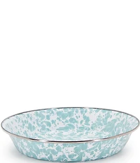 Golden Rabbit Enamelware Swirl Pie Plate