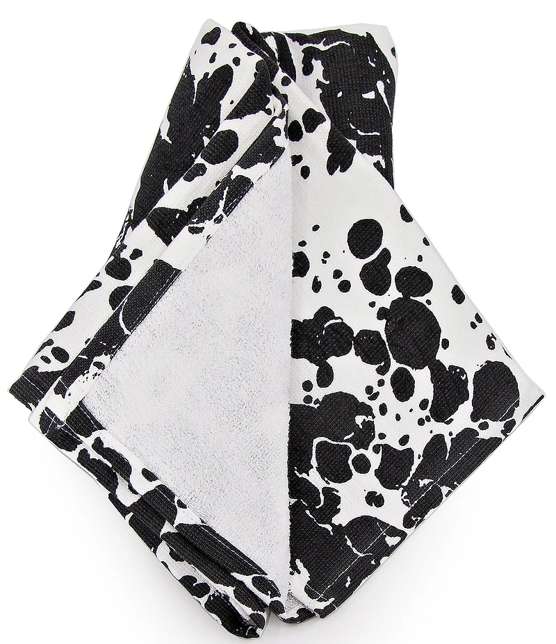 Golden Rabbit Cotton Swirl Kitchen Towels, Set of 2