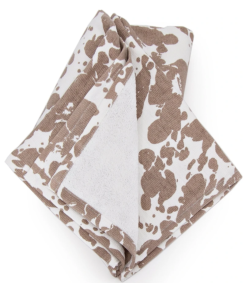 Golden Rabbit Cotton Swirl Kitchen Towels, Set of 2