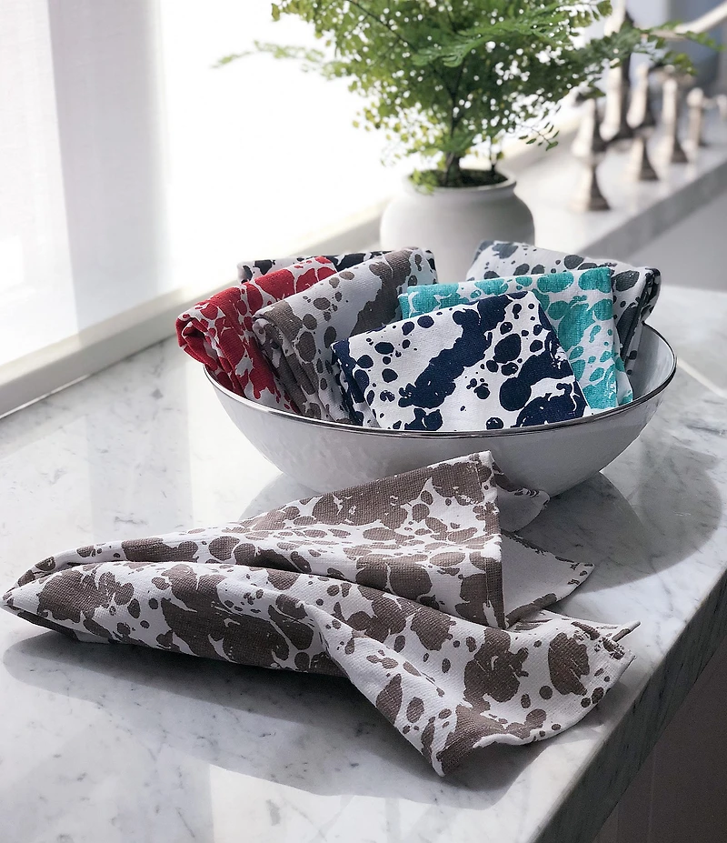 Golden Rabbit Cotton Swirl Kitchen Towels, Set of 2