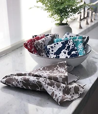 Golden Rabbit Cotton Swirl Kitchen Towels, Set of 2