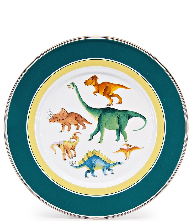 Golden Rabbit Enamelware Dinosaurs Child Set