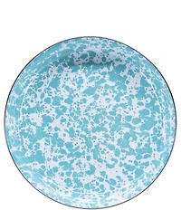 Golden Rabbit Enamelware Swirl Pasta Plates, Set of 4