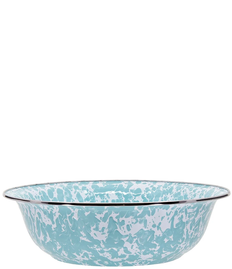 Golden Rabbit Enamelware Swirl Serving Bowl