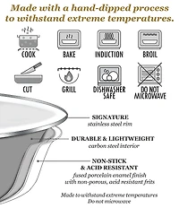 Golden Rabbit Enamelware Lobster Grande Mugs, Set of 4