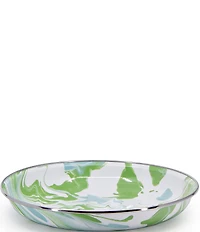 Golden Rabbit Enamelware Modern Monet Pasta Plates, Set of 4