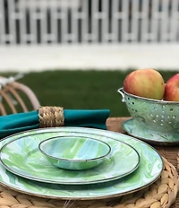 Golden Rabbit Enamelware Modern Monet Tasting Bowls, Set of 6