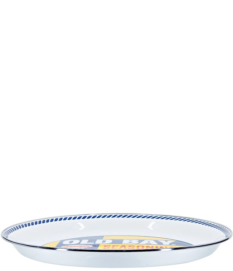 Golden Rabbit Enamelware Old Bay Medium Tray