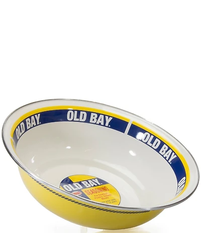 Golden Rabbit Enamelware Old Bay Serving Bowl