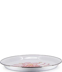 Golden Rabbit Enamelware Ornament Tray