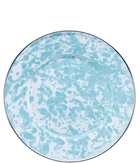 Golden Rabbit Enamelware Sea Glass Sandwich Plates, Set of 4