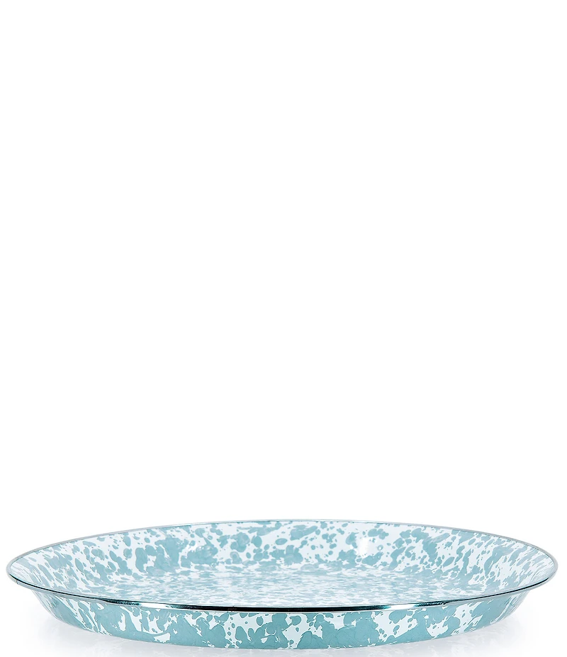 Golden Rabbit Enamelware Swirl Tray