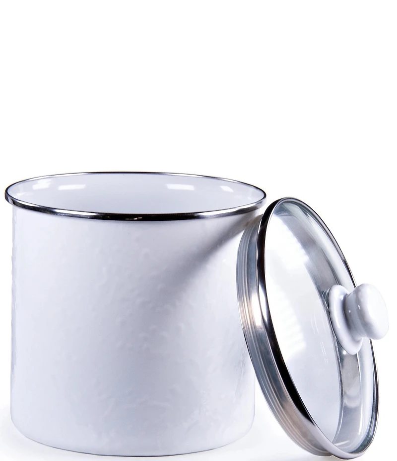 Golden Rabbit Enamelware Solid Texture Canister