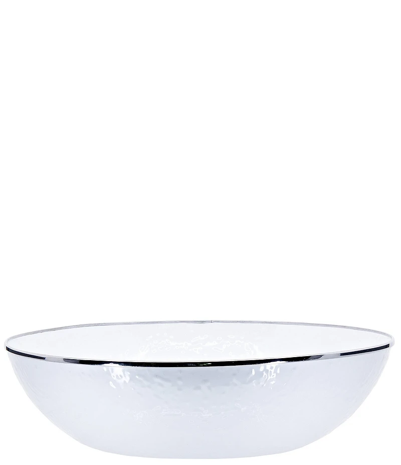 Golden Rabbit Enamelware Solid Texture Catering Bowl