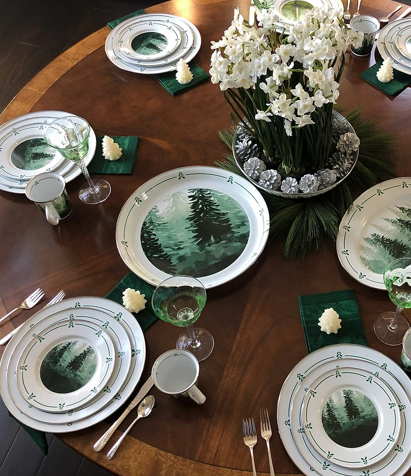Golden Rabbit Forest Glen Salad Bowls, Set of 4