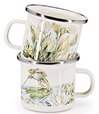 Golden Rabbit Enamelware Jeremey Fisher Child Set