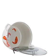 Golden Rabbit Enamelware Lobster 18-Quart Stock Pot
