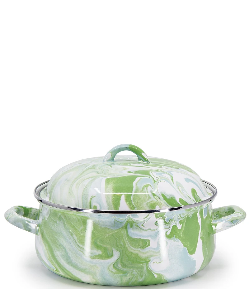 Golden Rabbit Enamelware Modern Monet Dutch Oven