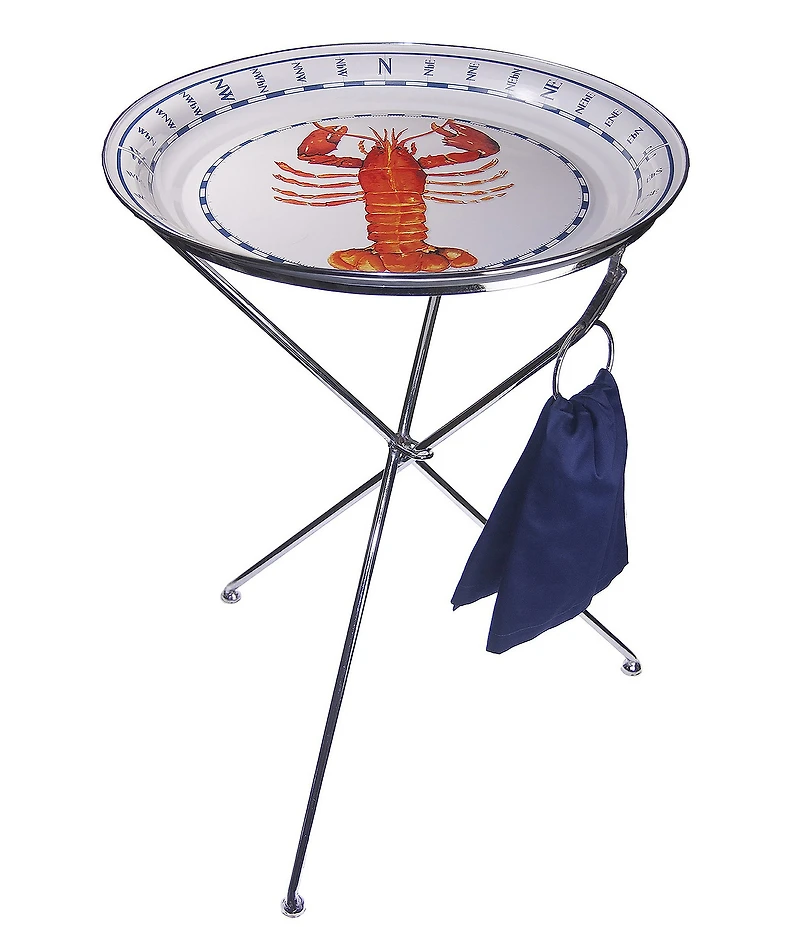 Golden Rabbit Nickel Tray Stand