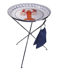Golden Rabbit Nickel Tray Stand