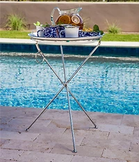 Golden Rabbit Nickel Tray Stand