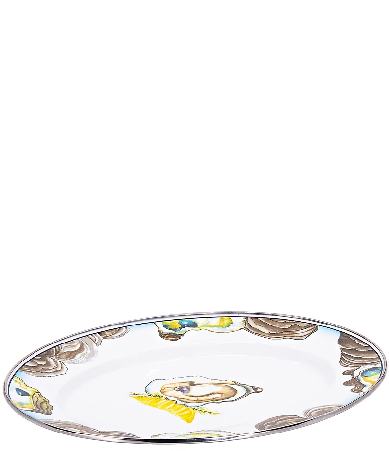 Golden Rabbit Oyster Oval Platter