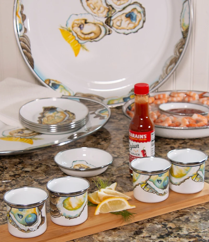 Golden Rabbit Oyster Oval Platter