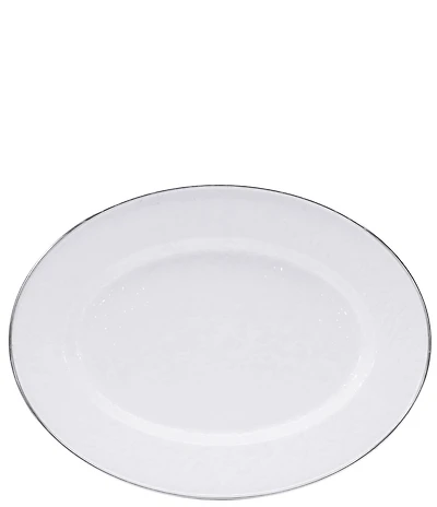 Golden Rabbit Solid Oval Platter