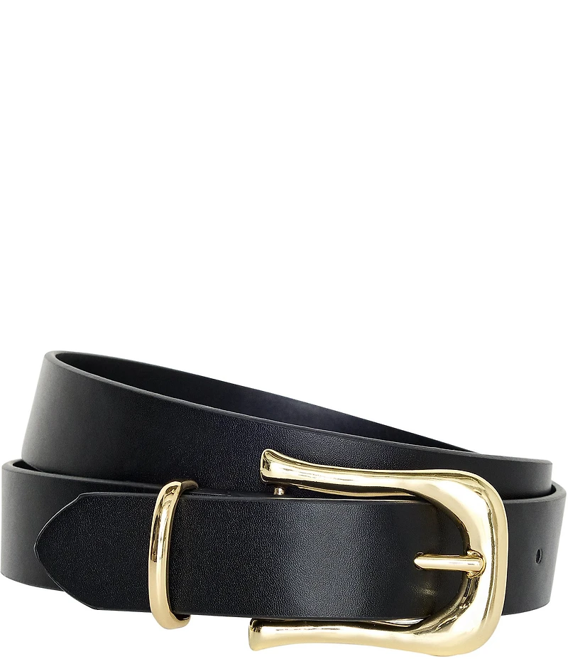 Good American 1.25#double; Classic Saddle Buckle Belt