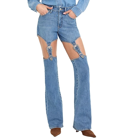 Good American Dolly Bootcut High Rise Jeans