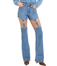 Good American Dolly Bootcut High Rise Jeans
