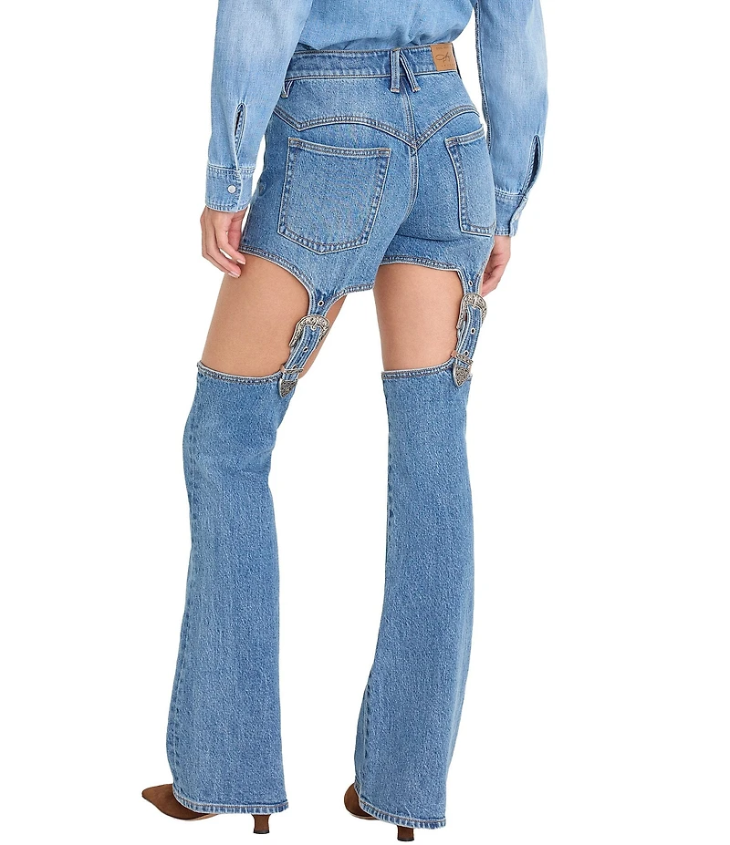 Good American Dolly Bootcut High Rise Jeans