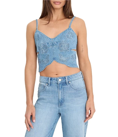 Good American Dolly Butterfly Top