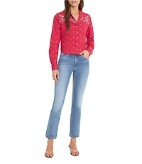 Good American Dolly Joleans Straight Jeans