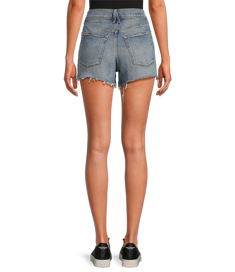 Good American Good 90s Mid-Rise Denim Shorts