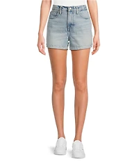 Good American Good 90s Mid-Rise Shorts