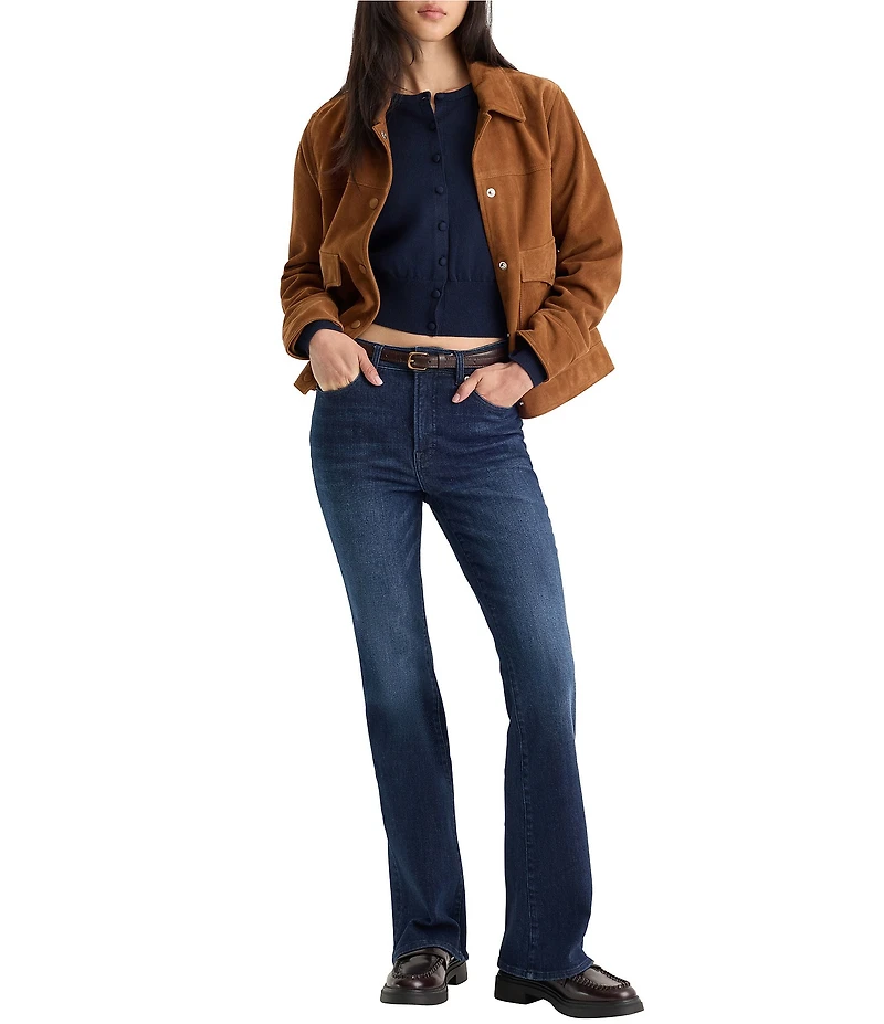 Good American Good Classic Bootcut High Rise Denim Jeans