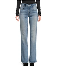 Good American Good Cowboy High Rise Bootcut Denim Jeans