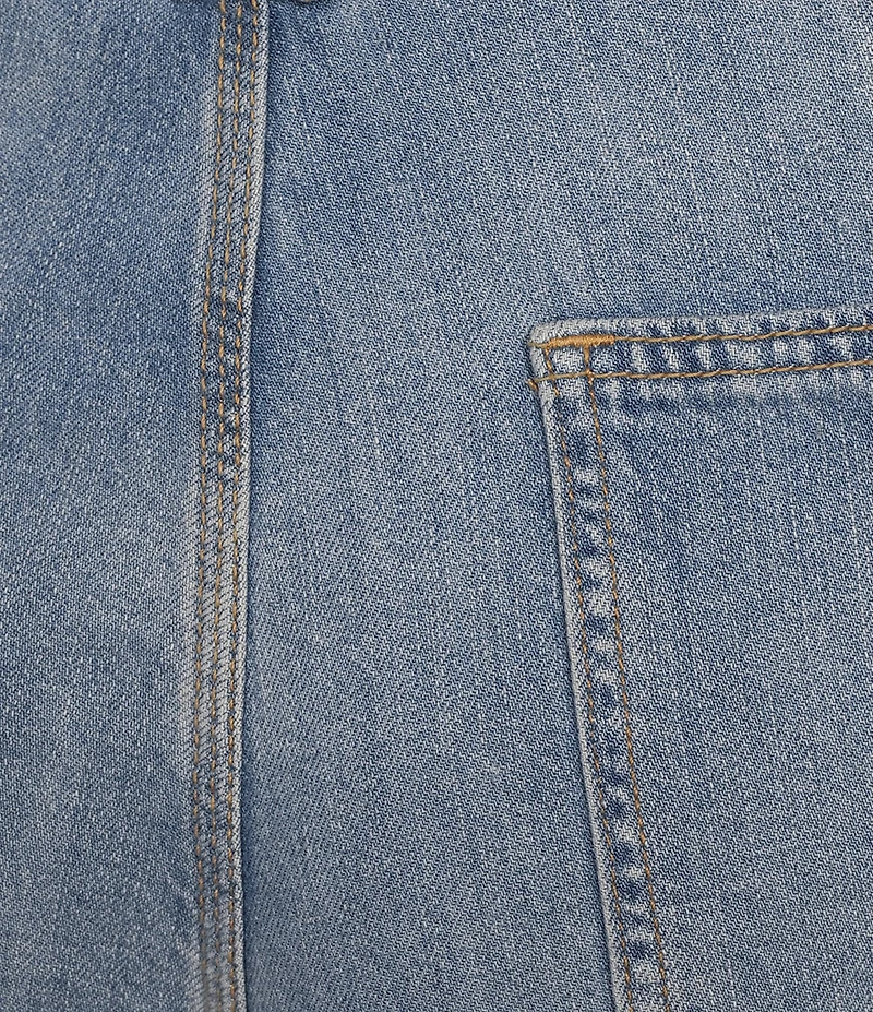 Good American Good Ease Mid-Rise Wide Leg Carpenter Jeans