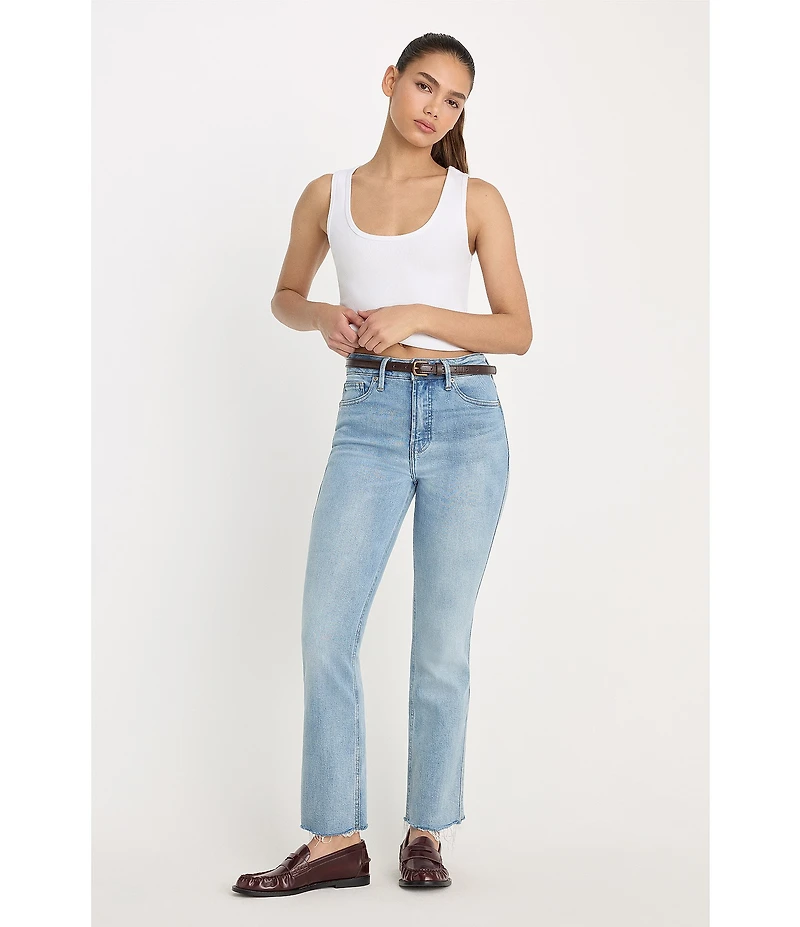 Good American Good Kick Flare High-Rise Denim Jeans