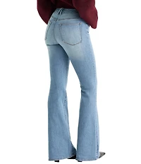 Good American Good Legs Flare Mid Rise Denim Jeans