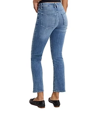 Good American Good Legs Mid Rise Straight Leg Jeans