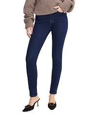 Good American Good Legs Skinny Mid Rise Denim Jeans