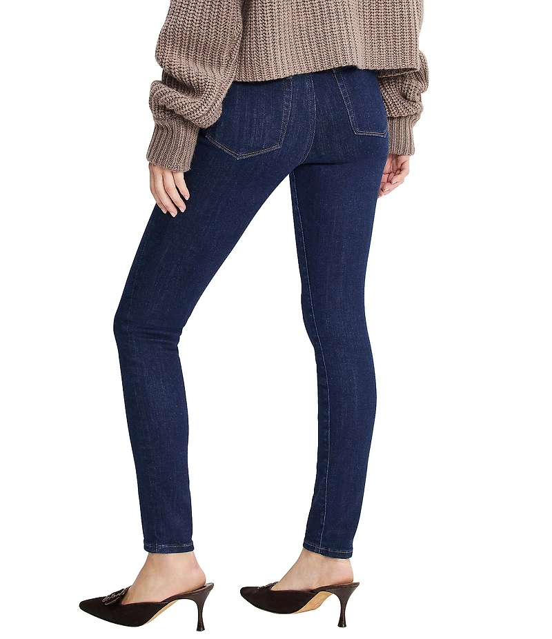 Good American Good Legs Skinny Mid Rise Denim Jeans