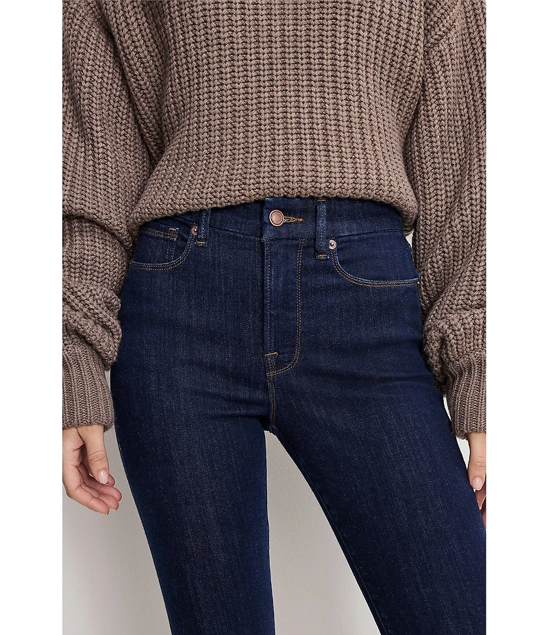 Good American Good Legs Skinny Mid Rise Denim Jeans