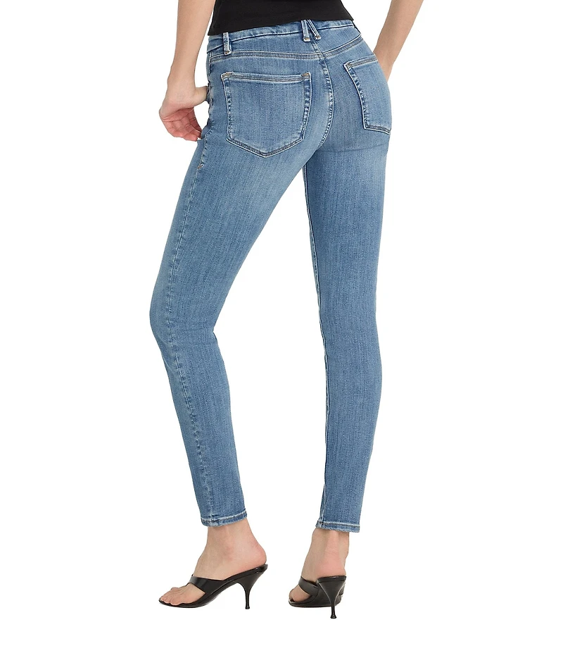 Good American Good Legs Skinny Mid Rise Denim Jeans