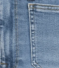 Good American Good Legs Stretch Mid Rise Flare Leg Jeans