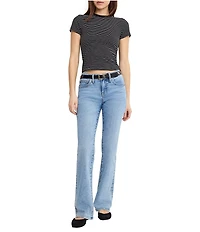 Good American Good Low Rise Bootcut Denim Jeans