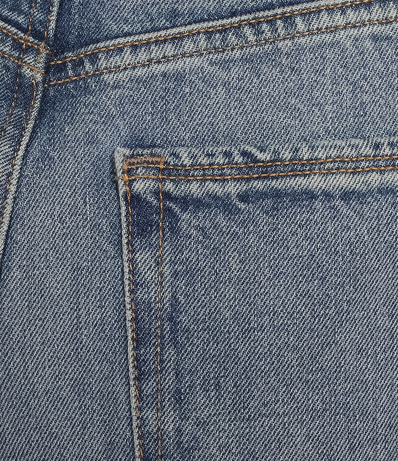 Good American Good Skate High Rise Wide Leg Jeans