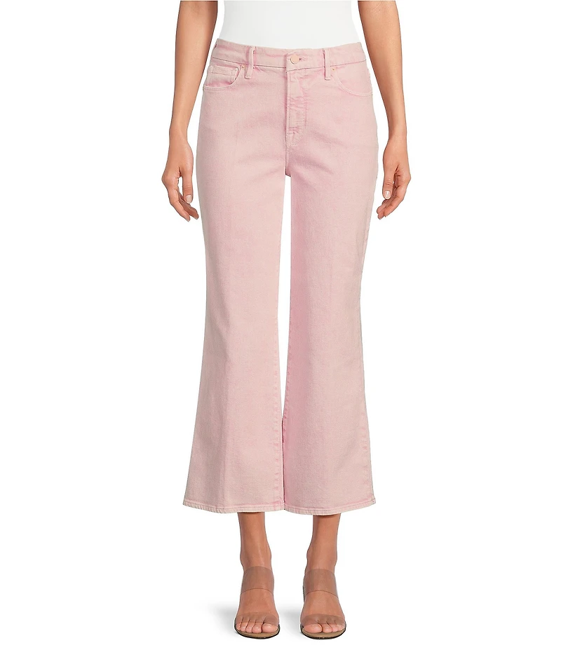 Good American Good Waist Cropped Palazzo Jeans